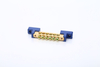 6P Copper Wiring Row Zero Strip Flame Connection Screw Ground Bridge Electrical Hole Dual Neutral Wire Holder Brass Connector Bar