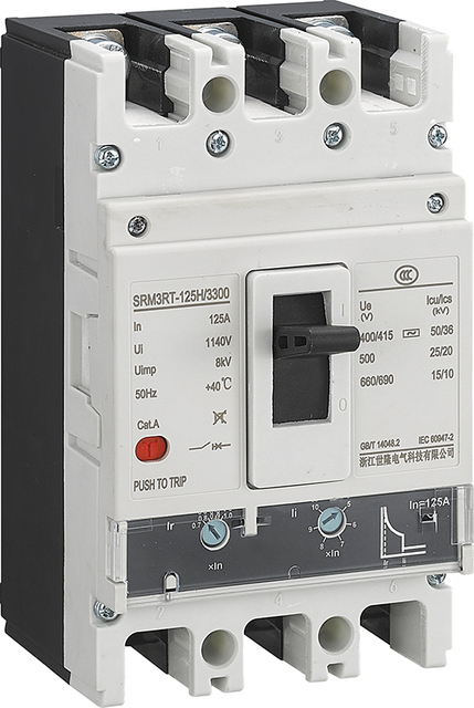 TM Adjustable Molded Case Circuit Breaker 80A/100A/125A/160A 3P(3P+N) 0.7-1.0In