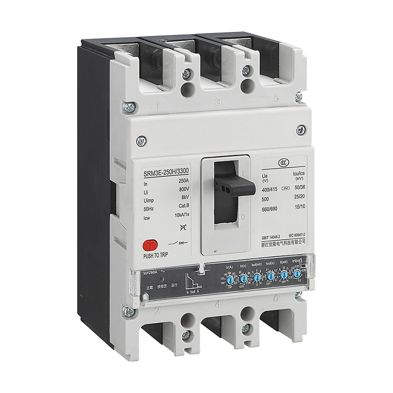 Electronic Adjustable MCCB 250A 320A 3P(3P+N) 0.4-1.0In