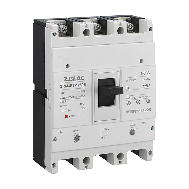 TM Adjustable MCCB 800A 1000A 1250A 3P(3P+N) 0.7-1.0In