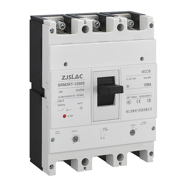 TM Adjustable MCCB 800A 1000A 1250A 3P(3P+N) 0.7-1.0In